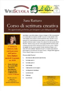 Corso di scrittura creativa con Sara Rattaro ***NUOVA DATA